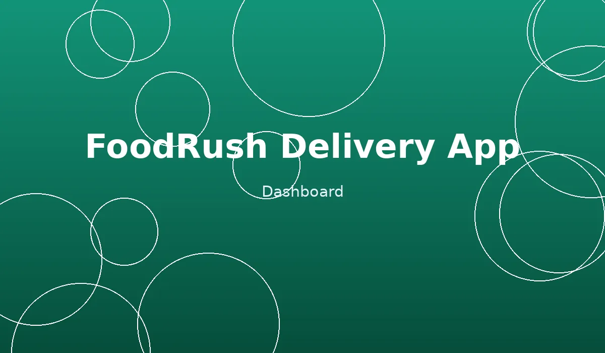 FoodRush Delivery App