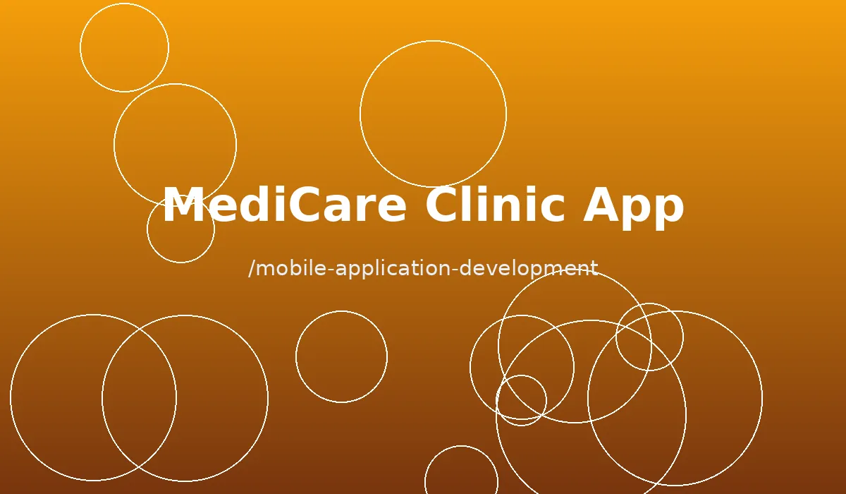 MediCare Clinic App