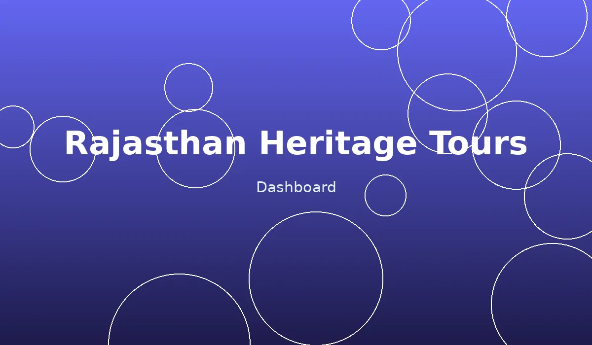 Rajasthan Heritage Tours