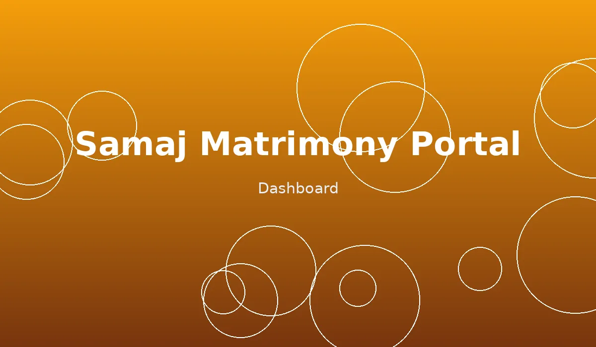 Samaj Matrimony Portal