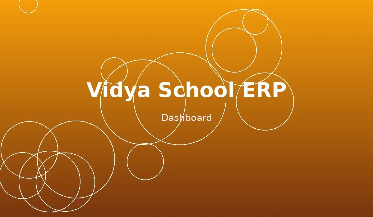 Vidya School ERP