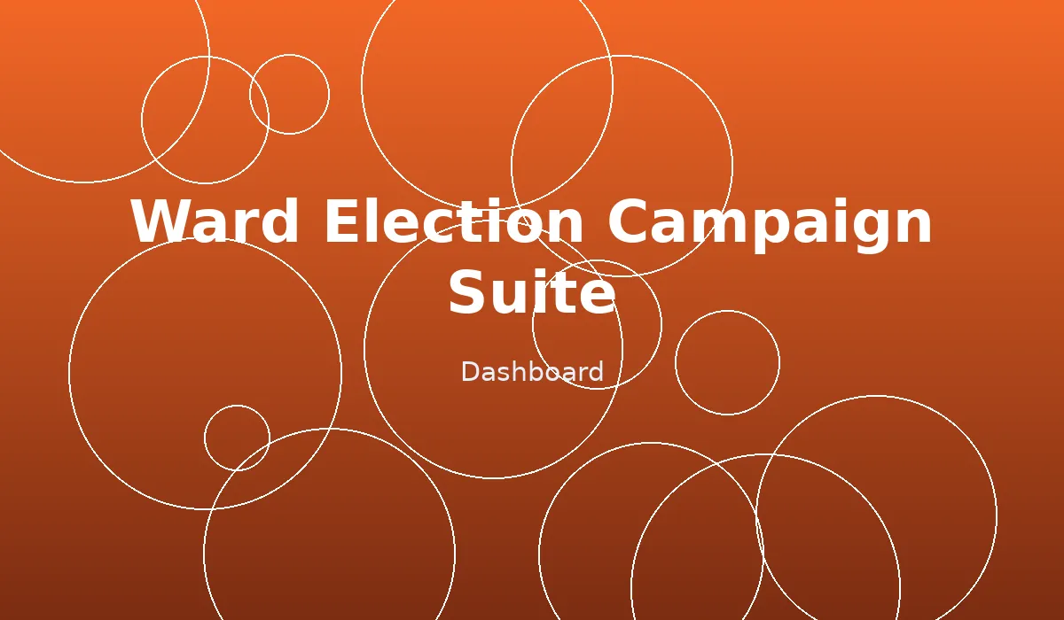 Ward Election Campaign Suite